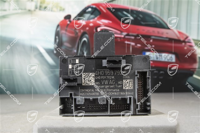 Control unit, door, passenger's side