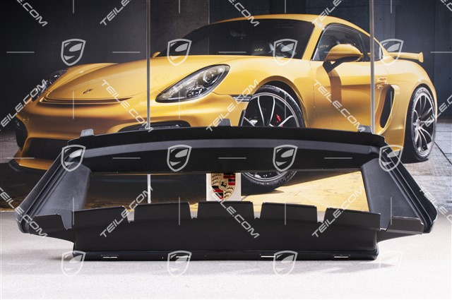 Air guide / duct centre, Black matte / GT3