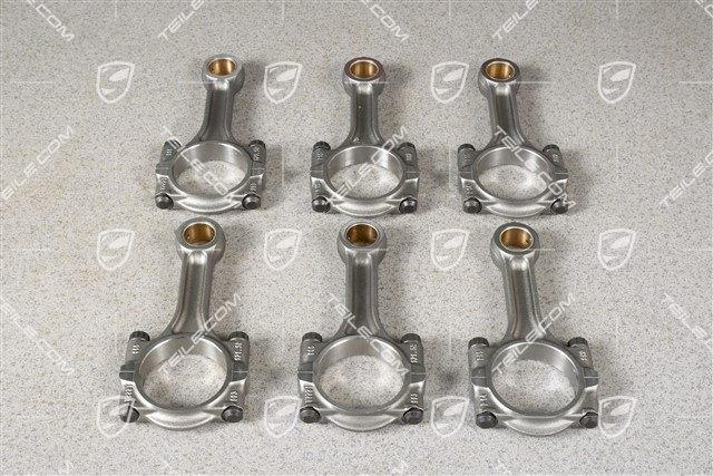 Connecting rod, Turbo, complete, set of 6 pcs.