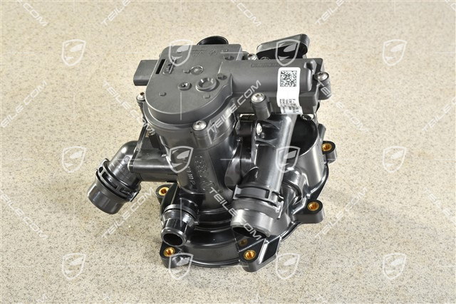 Coolant Regulator / Thermostat housing / Coolant pump housing, 2,0L