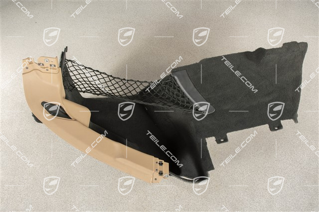 Seitenwandverkleidung hinten, Schwarz/Luxorbeige, L