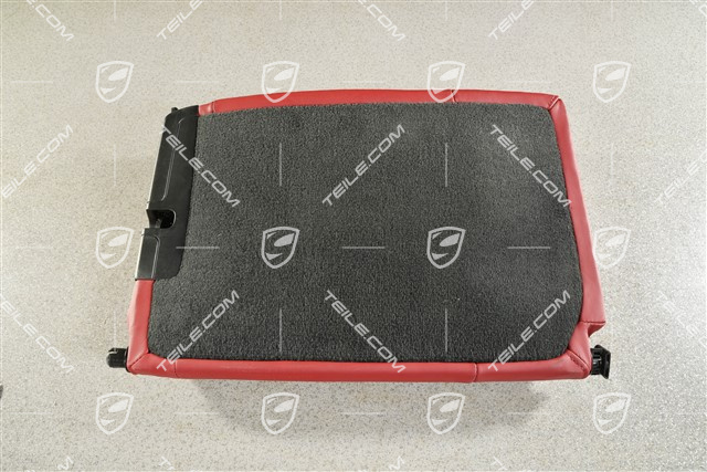 Convertible, Back seat backrest, leather Carrera Red, L