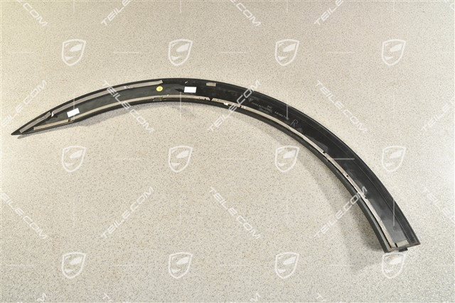 Wide wheel arch cover, front, Black matte, R