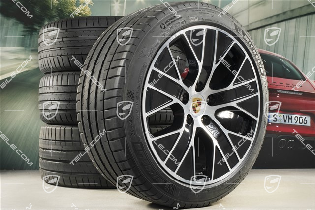 20-inch Turbo Aero summer wheel set, rims 9J x 20 ET54 + 11J x 20 ET60, Michelin summer tyres 245/45 R20 + 285/40 R20