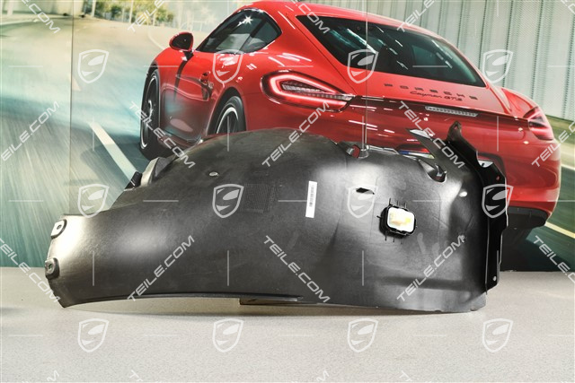 Turbo, Wheel-housing liner, front, rear part, Incl. Wet mode sensor, L