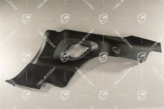 Seitenwandverkleidung, Kunstleder, schwarz, Coupe, R