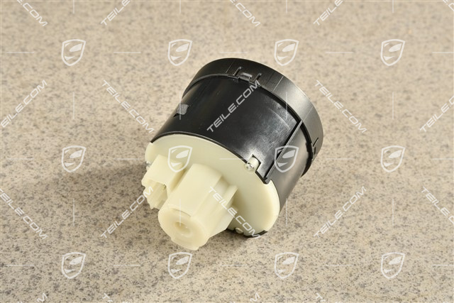 Headlight / light control switch, Daytime driving lights, black matte