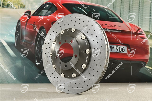 PCCB ceramiczna tarcza hamulcowa, 991.2 C2/C2S/C4/C4S/991.1 Turbo/991.2 Turbo, minimalnie uszkodzony rant, R