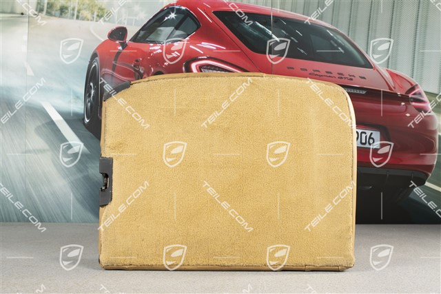 Back seat backrest, leather, savannah beige, Cabrio, L