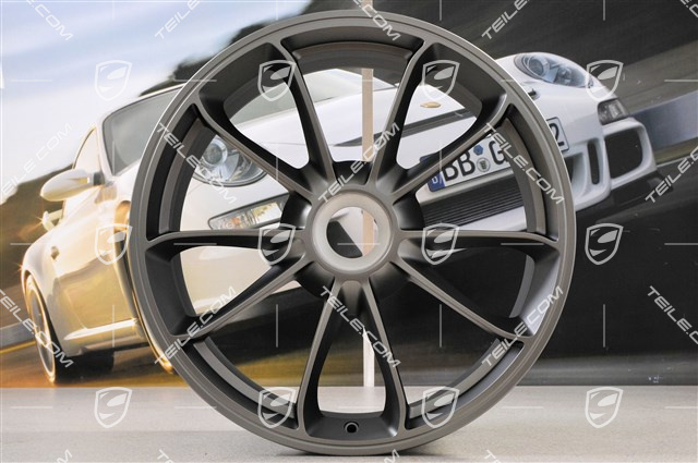 20" rims set GT3, 9J x 20 ET55 + 12J x 20 ET47, Platinum satin mat