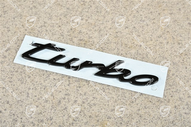 Badge / Emblem Turbo, Glossy Black