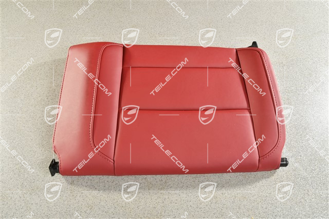 Convertible, Back seat backrest, leather Carrera Red, L