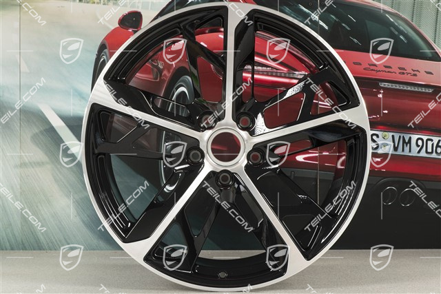 21-inch Rim Cross Turismo Design 11,5J x 21 ET66, black high gloss + glossy Surface