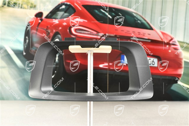 Cover trim ACC, center, Sport Design, Black matte