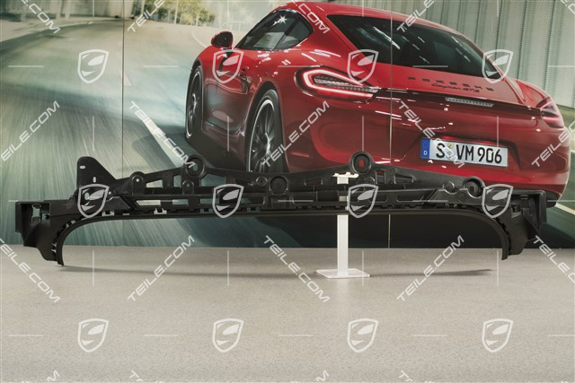 Holding / support rail, rear bumper, centre