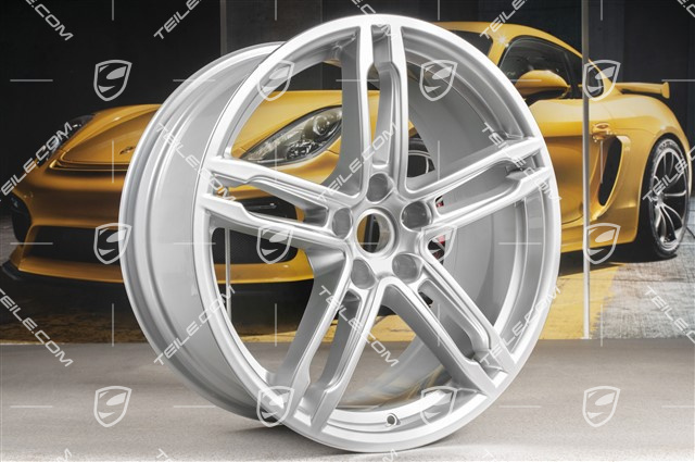 19" Felge, Turbo/Sport Design, 8,5J x 19 ET21, Brilliantchrom