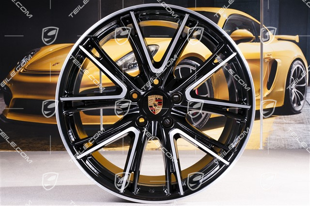 21-inch wheel rim Panamera Exclusiv, 11,5J x 21 ET69, black high gloss
