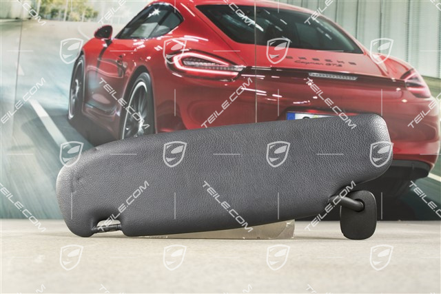 Sonnenblende, Coupe, Kunstleder, schwarz, R