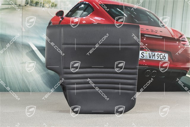 Back seat lower / cushion, Coupe/Targa, leatherette, Metropole blue, L