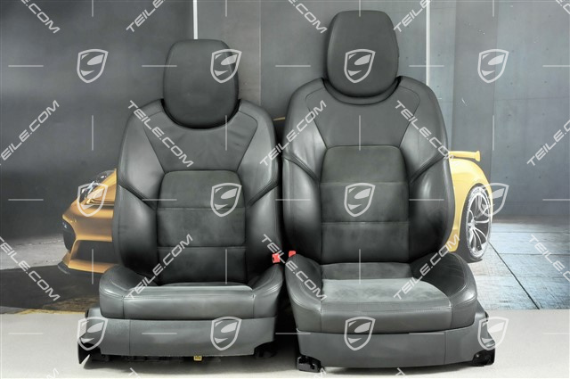 GTS Sportsitze, Leder schwarz + Alcantara®, Satz L+R
