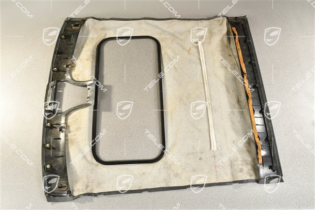 Dachverkleidung, coupé mit Schiebedach, Kunstleder, schwarz