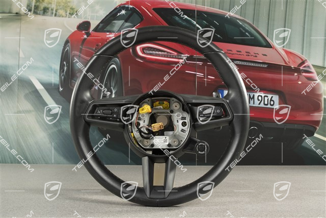 PDK, Multifunktionslenkrad, Leder Schwarz / Sport Chrono Paket Plus