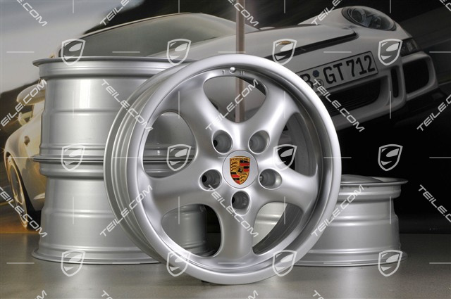 17-inch CUP II wheel set, 7J x 17 ET55 + 9J x 17 ET70