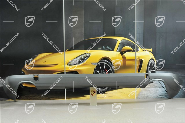 Rear bumper lining, lower part, V6 3.2L 177KW / V8 4.5L 250KW, lacquered