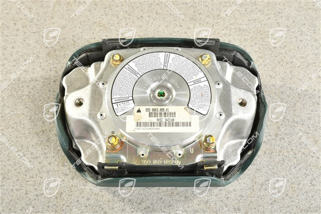 Airbag, 4-Speichen, Leder, nephritegrün
