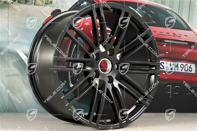 21" Felga Turbo III, facelift, 10J x 21 ET50, czarny satytnowy półmat