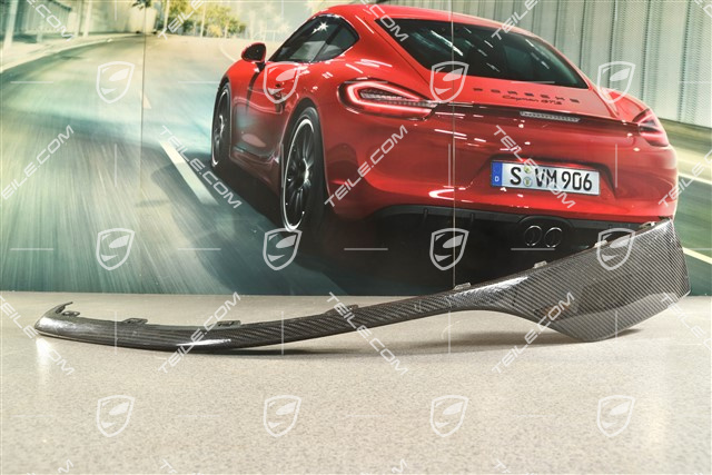 Rear bumper spoiler / lower part trim, Sport Design Carbon, L
