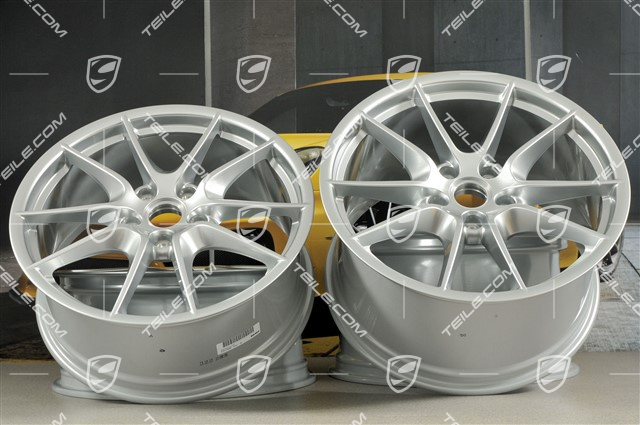 20" Felgensatz Carrera S III, 8,5J x 20 ET51 + 11J x 20 ET52, Brilliantchromlack