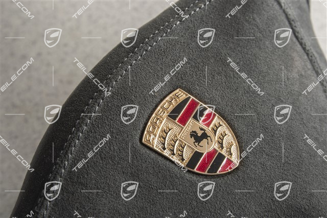 3-spoke steering wheel with airbag, Alcantara black