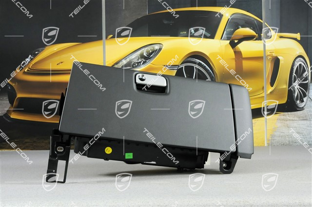 Glove compartment, Complete, Black, LL