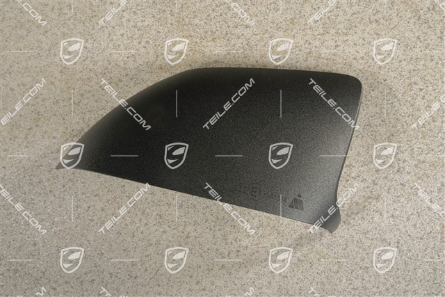 Aussenspiegel, Blende unten, Manuell anklappbar, Schwarz matt, R