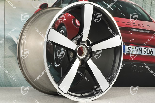21" Felga Carrera Exclusive, 11,5J x 21 ET67, czarny satynowy półmat