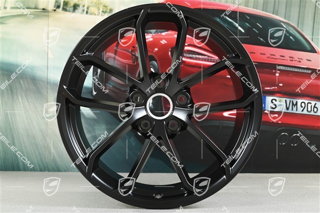 20" Felga SPYDER, 10,5J x 20 ET47, czarny satynowy półmat