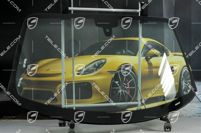 Windscreen, tinted, upper part darked coloured, w/o camera, Cabrio/Targa Windscreen, tinted, upper part darked coloured, w/o camera, Cabrio/Targa