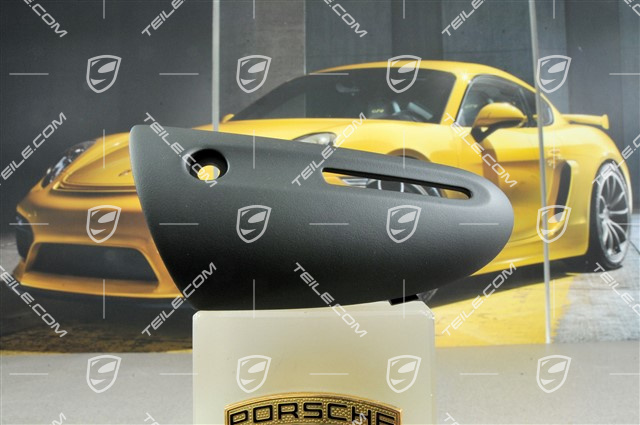 Blende, schwarz, Boxster Spyder / Cayman R / 991 GT2RS/GT3RS, L Blende, schwarz, Boxster Spyder / Cayman R / 991 GT2RS/GT3RS, L