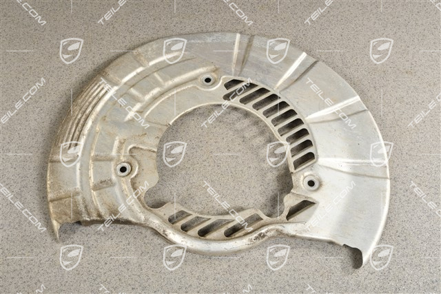 Front axle disc brake protective plate, PCCB, R