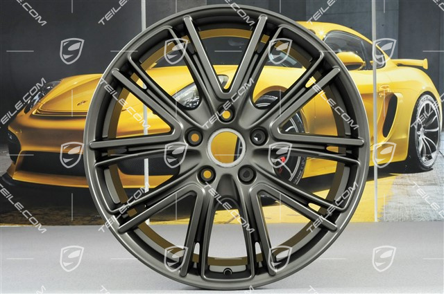 20" komplet felg Exclusive Design, 10,5J x 20 ET71 + 9,5J x 20 ET71, do użytku w zimie, platinum satynowy półmat