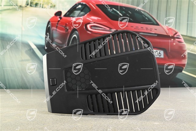 Dashboard trim centre, Upper, Black