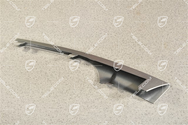 Front bumper disc / trim, lower, Platinum silver metallic, R
