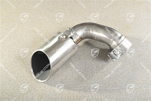 S, Tailpipe, steinless steel, inner, 4-pipe look, R