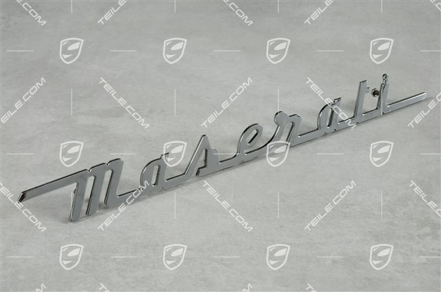 3200 - "Maserati" logo, chrome 3200 - "Maserati" logo, chrome
