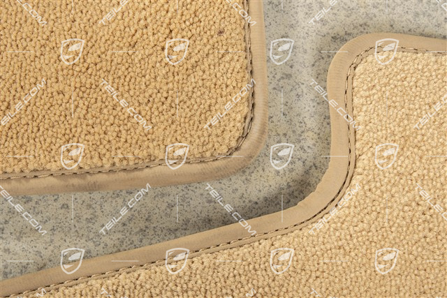 Fussmatten Satz, 4-Teile,  (nicht für cabrio mit BOSE), Sandbeige