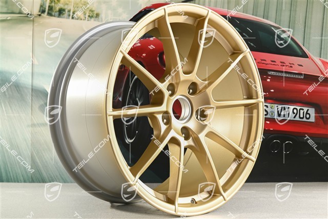 20" wheel rim "Spyder" / "718 Sport", 10.5J x 20 ET47, aurum seidenmatt