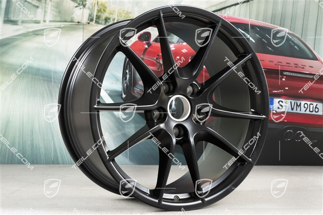 20" Felga, Carrera S III, 9,5J x 20 ET45, czarny satynowy półmat