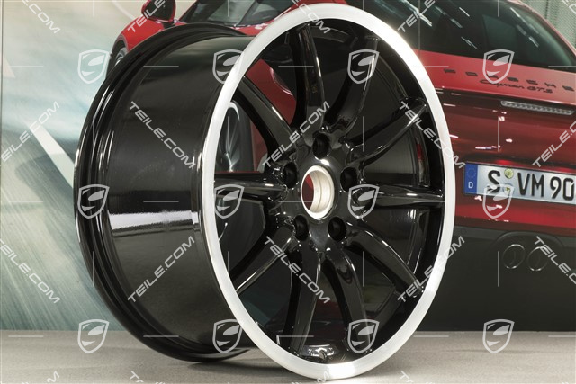 19" Felge "Carrera Sport", 10J x 19 ET42, Hochglanz Schwarz