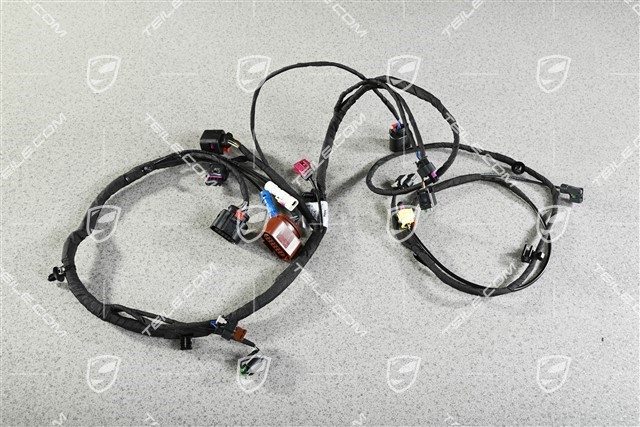 Wiring harness for front bumper, Real Top View, Turbo